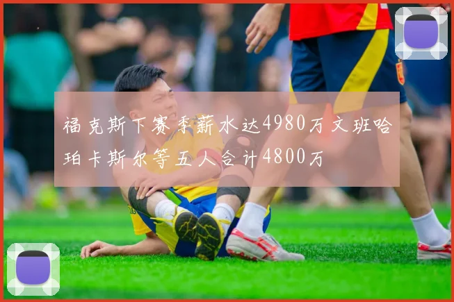 福克斯下赛季薪水达4980万文班哈珀卡斯尔等五人合计4800万